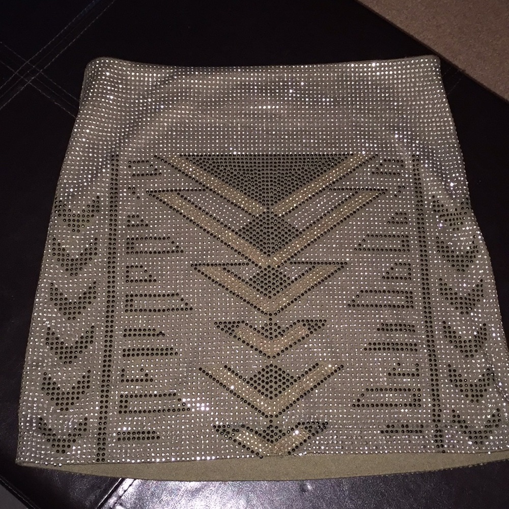 Sparkle mini skirt